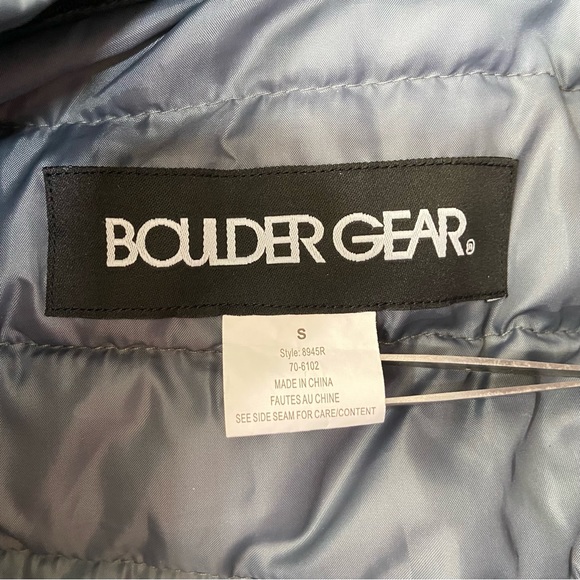 Boulder Gear kids D-Lite puffer jacket w/ detachable hood, EUC - Picture 9 of 14